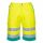 Portwest L043 Hi-Vis jól láthatósági rövidnadrág - Sárga/Kékeszöld 