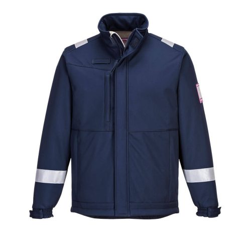 Portwest MV73 Modaflame lángálló antisztatikus softshell munkavédelmi kabát - Navy