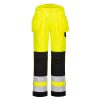 Portwest PW242 Hi-Vis Holster jól láthatósági lengőzsebes munkásnadrág - Narancs-Fekete