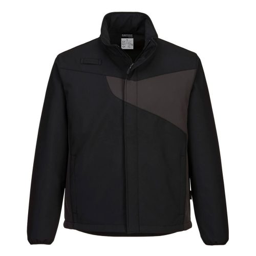 Portwest PW271 munkavédelmi softshell kabát - Fekete-Szürke