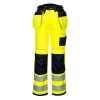 Portwest PW306 Hi-Vis Holster női szteccs jól láthatósági lengőzsebes munkavédelmi nadrág - Narancs/Fekete