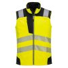 Portwest PW325 Hi-Vis vízálló jól láthatósági munkavédelmi softshell mellény - Narancs/ Fekete