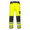 Portwest PW340 Hi-Vis Texpel bevonatú jól láthatósági munkavédelmi nadrág - Narancs/Fekete