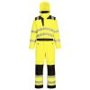 Portwest PW355 Hi-Vis vízálló jól láthatósági munkavédelmi overál - Narancs/Fekete