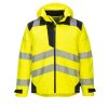 Portwest PW360 Hi-Vis Extreme vízálló jól láthatósági munkavédelmi esőkabát - Narancs/Fekete