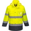 Portwest S162 Hi-Vis Lite 3in1 vízálló jól láthatósági munkavédelmi kabát -  Narancs/Navy