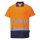 Portwest S174 Hi-Vis Cotton Comfort kéttónusú vasúti jól láthatósági munkavédelmi póló - Narancs/Navy 