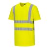 Portwest S179 Hi-Vis rövid ujjú jól láthatósági munkavédelmi póló - Narancs