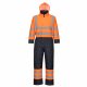 Portwest S485 Hi-Vis bélelt vízálló jól láthatósági munkavédelmi overál - Narancs/Navy