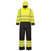 Portwest S485 Hi-Vis bélelt vízálló jól láthatósági munkavédelmi overál - Narancs/ Navy