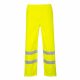 Portwest S487 Hi-Vis jól láthatósági munkavédelmi esőnadrág - Sárga