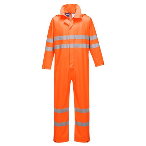 Portwest S495 Sealtex Ultra Hi-Vis vízálló jól láthatósági munkavédelmi overál - Narancs