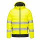 Portwest S548 Hi-Vis Ultrasonic jól láthatósági fűthető munkavédelmi kabát - Sárga/Fekete