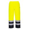 Portwest S598 Hi-Vis vízálló jól láthatósági munkavédelmi nadrág - Narancs/ Navy