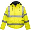 Portwest S773 Bizflame Rain Hi-Vis Antistatic FR antisztatikus vízálló jól láthatósági munkavédelmi kabát - Narancs