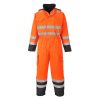 Portwest S775 Bizflame Rain Hi-Vis Multi lángálló antisztatikus jól láthatósági munkavédelmi overál - Narancs/ Navy