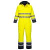 Portwest S775 Bizflame Rain Hi-Vis Multi lángálló antisztatikus jól láthatósági munkavédelmi overál - Narancs/ Navy