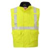 Portwest S776 Bizflame Rain Hi-Vis lángálló antisztatikus jól láthatósági munkavédelmi mellény - Narancs