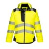 Portwest T400 Hi-Vis vízálló jól láthatósági munkavédelmi télikabát -  Narancs/Fekete