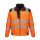 Portwest T402 Hi-Vis vízálló jól láthatósági munkavédelmi softshell kabát - Narancs/ Fekete