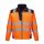 Portwest T402 Hi-Vis vízálló jól láthatósági munkavédelmi softshell kabát - Narancs/Navy