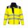 Portwest T402 Hi-Vis vízálló jól láthatósági munkavédelmi softshell kabát - Sárga/Navy