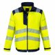 Portwest T500 Hi-Vis Texpel bevonatú jól láthatósági munkavédelmi kabát - Sárga/Navy 