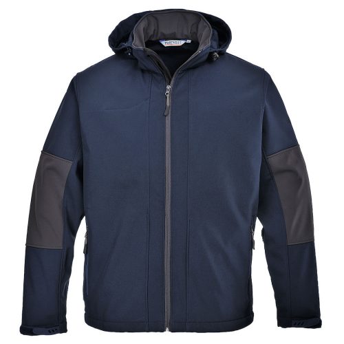 Portwest TK53 vízálló kapucnis softshell munkavédelmi dzseki - Navy