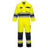 Portwest TX55 Hi-Vis Nantes Texpel bevonatú jól láthatósági munkavédelmi overál - Narancs/Navy