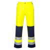 Portwest TX71 Hi-Vis Seville Texpel bevonatú jól láthatósági munkavédelmi nadrág - Narancs/Navy 