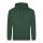 Just Hoods AWJH001 College pamut kapucnis pulóver - Bottle Green