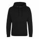 Just Hoods AWJH001 College pamut kapucnis pulóver - Black Smoke