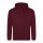 Just Hoods AWJH001 College pamut kapucnis pulóver - Burgundy