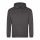 Just Hoods AWJH001 College pamut kapucnis pulóver - Charcoal  