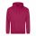 Just Hoods AWJH001 College pamut kapucnis pulóver - Cranberry  