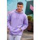 Just Hoods AWJH001 College pamut kapucnis pulóver - Digital Lavender  