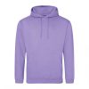 Just Hoods AWJH001 College pamut kapucnis pulóver - Digital Lavender  