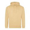 Just Hoods AWJH001 College pamut kapucnis pulóver - Desert Sand  