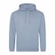 Just Hoods AWJH001 College pamut kapucnis pulóver - Dusty Blue  