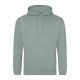 Just Hoods AWJH001 College pamut kapucnis pulóver - Dusty Green  