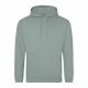 Just Hoods AWJH001 College pamut kapucnis pulóver - Dusty Green  