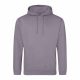 Just Hoods AWJH001 College pamut kapucnis pulóver - Dusty Lilac  