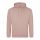 Just Hoods AWJH001 College pamut kapucnis pulóver - Dusty Pink  