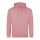 Just Hoods AWJH001 College pamut kapucnis pulóver - Dusty Rose  