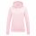 Just Hoods AWJH001F College női pamut kapucnis pulóver - Baby Pink