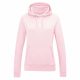 Just Hoods AWJH001F College női pamut kapucnis pulóver - Baby Pink