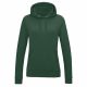 Just Hoods AWJH001F College női pamut kapucnis pulóver - Bottle Green