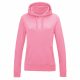 Just Hoods AWJH001F College női pamut kapucnis pulóver - Candyfloss Pink