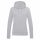 Just Hoods AWJH001F College női pamut kapucnis pulóver - Heather Grey