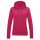 Just Hoods AWJH001F College női pamut kapucnis pulóver - Hot Pink